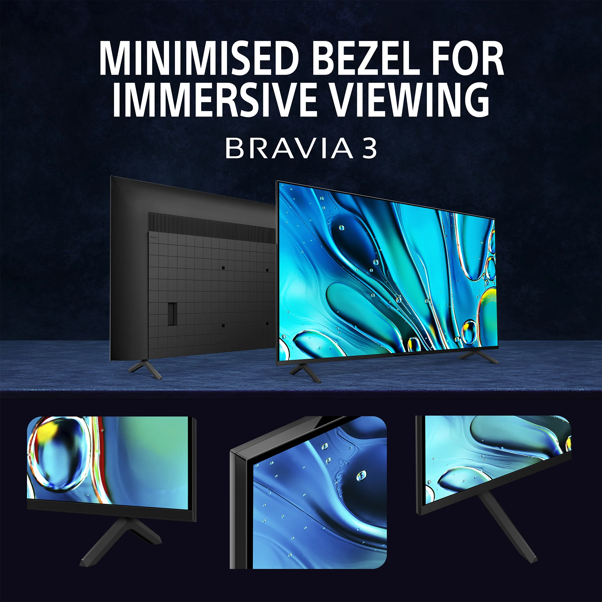 Sony BRAVIA 3 65 Inch 4K HDR Smart TV (Google TV) with Dolby Vision Atmos, 2024 Model - Image 3