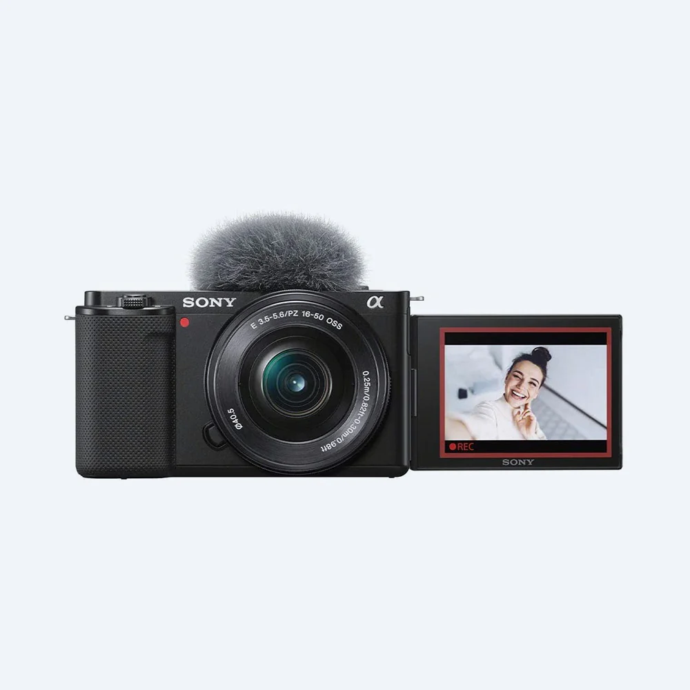 Sony ZV-E10 Interchangeable-lens vlog camera and get Grip GP-VPT3, Microphone ECM-G1, Bag & 64 GB SD Card - Image 4
